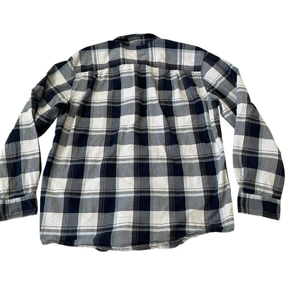 Carhartt Button Down Shirt Men's Size Medium Gray Plaid Original Fit Cotton - Picture 5 of 5
